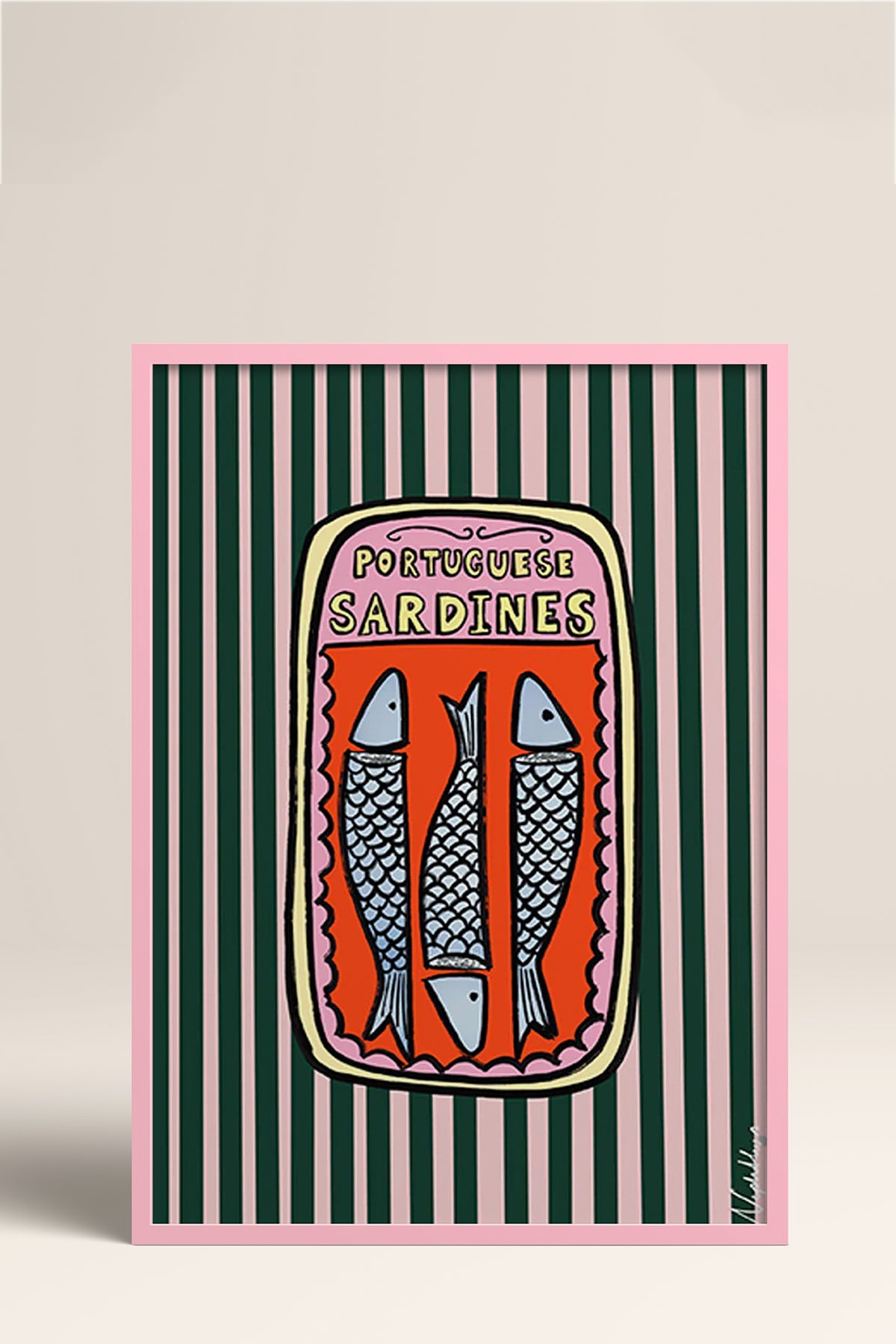 HOMEPACK Ahşap Çerçeveli Tablo Çerçeveli Poster Sanatsal Modern Duvar Dekoru BEK-8014