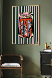 HOMEPACK Ahşap Çerçeveli Tablo Çerçeveli Poster Sanatsal Modern Duvar Dekoru BEK-8014