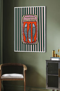 HOMEPACK Ahşap Çerçeveli Tablo Çerçeveli Poster Sanatsal Modern Duvar Dekoru BEK-8014