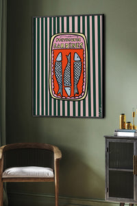 HOMEPACK Ahşap Çerçeveli Tablo Çerçeveli Poster Sanatsal Modern Duvar Dekoru BEK-8014