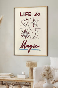 HOMEPACK Ahşap Çerçeveli Tablo Çerçeveli Poster Sanatsal Modern Duvar Dekoru BEK-8015