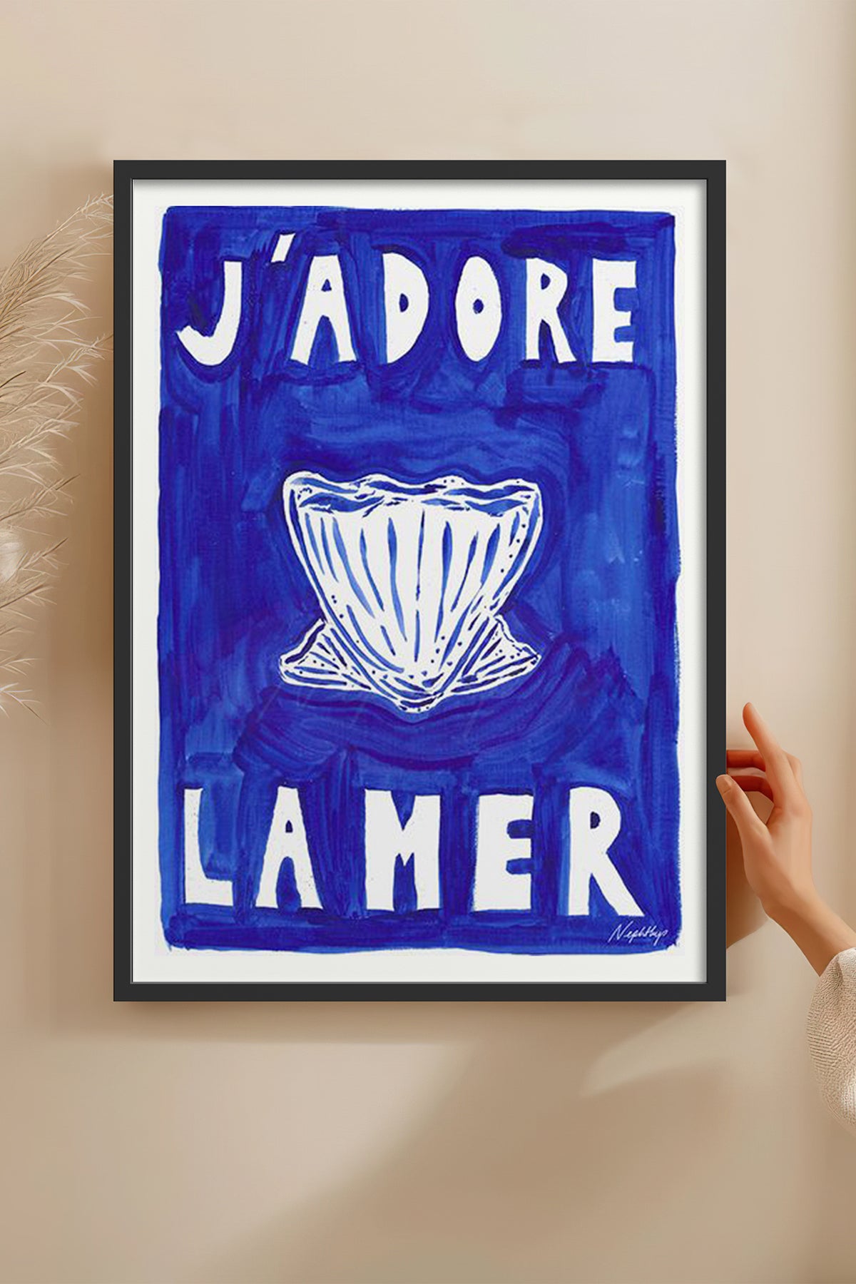 HOMEPACK Ahşap Çerçeveli Tablo Çerçeveli Poster Sanatsal Modern Duvar Dekoru BEK-8016