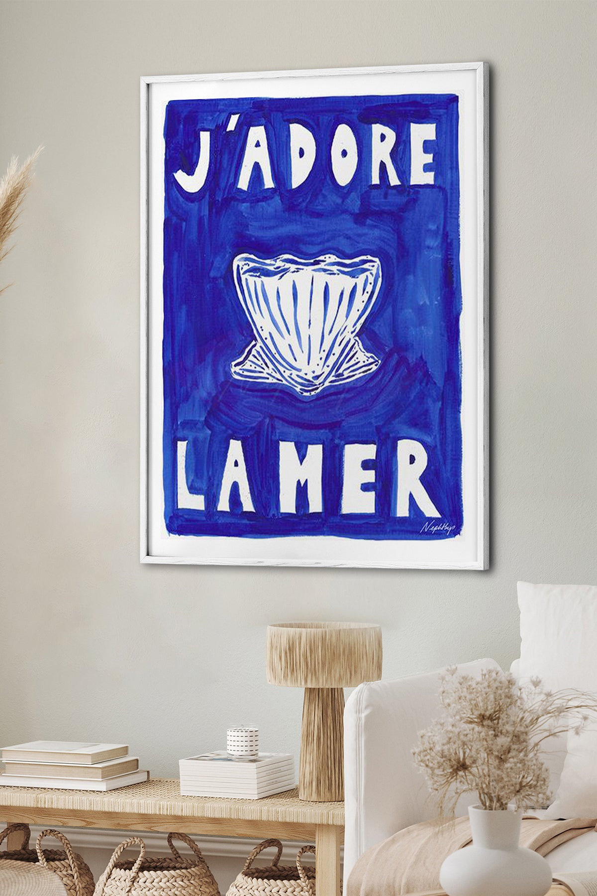 HOMEPACK Ahşap Çerçeveli Tablo Çerçeveli Poster Sanatsal Modern Duvar Dekoru BEK-8016