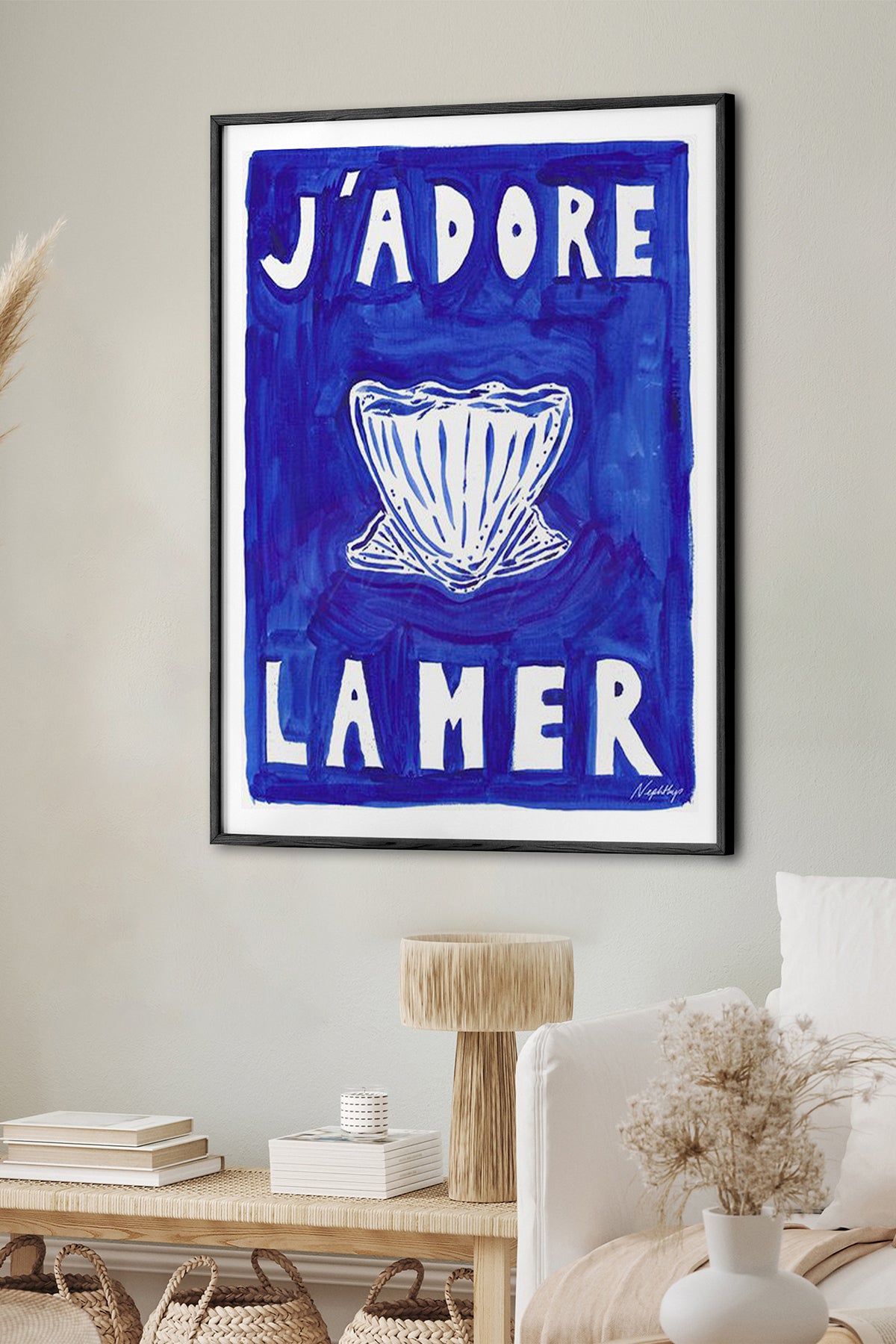 HOMEPACK Ahşap Çerçeveli Tablo Çerçeveli Poster Sanatsal Modern Duvar Dekoru BEK-8016
