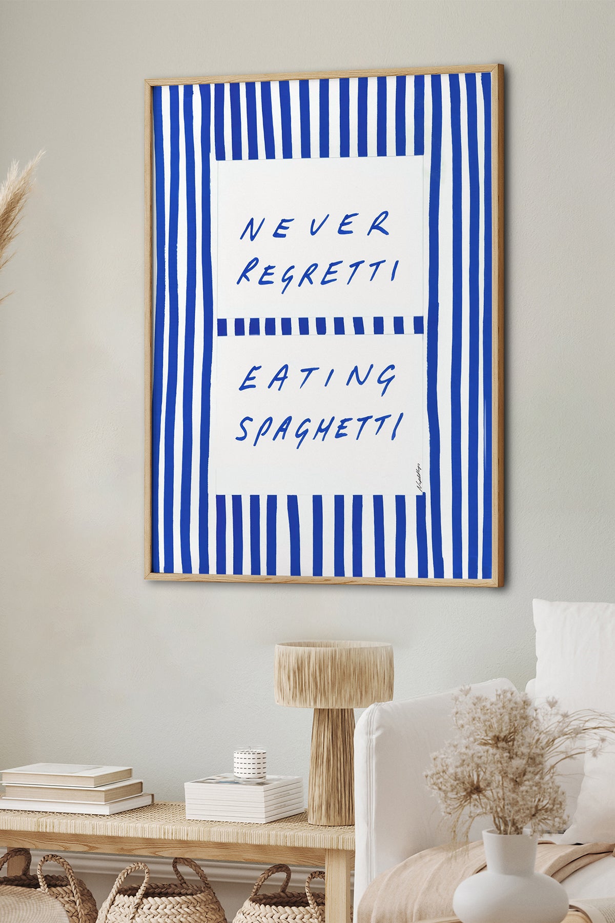 HOMEPACK Ahşap Çerçeveli Tablo Çerçeveli Poster Sanatsal Modern Duvar Dekoru BEK-8018
