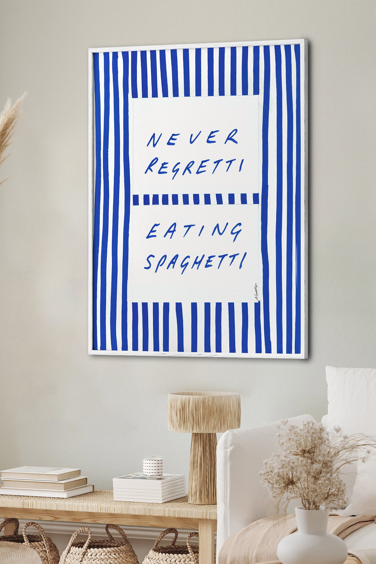 HOMEPACK Ahşap Çerçeveli Tablo Çerçeveli Poster Sanatsal Modern Duvar Dekoru BEK-8018