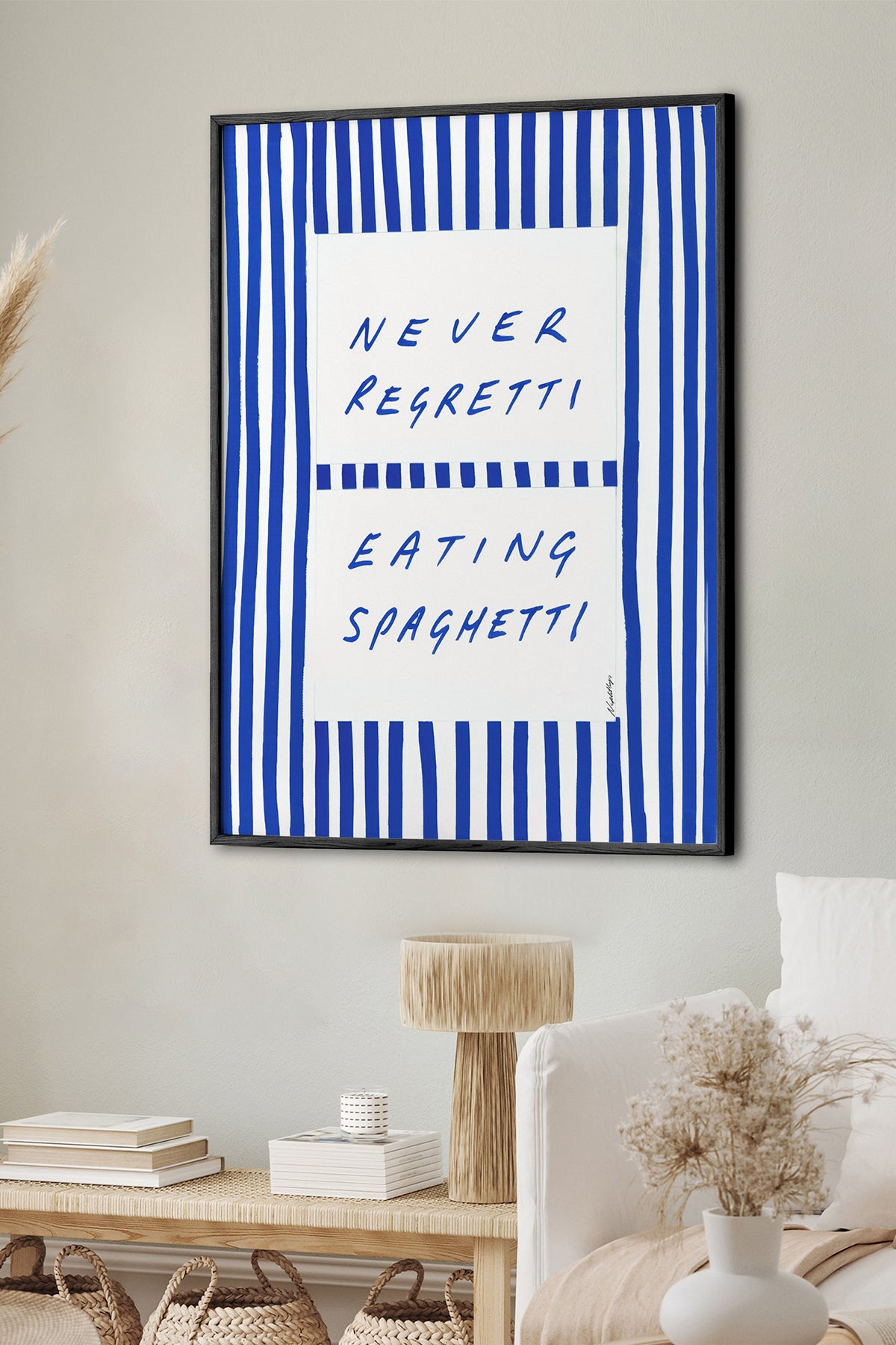 HOMEPACK Ahşap Çerçeveli Tablo Çerçeveli Poster Sanatsal Modern Duvar Dekoru BEK-8018