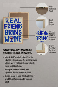 HOMEPACK Ahşap Çerçeveli Tablo Çerçeveli Poster Sanatsal Modern Duvar Dekoru BEK-8020