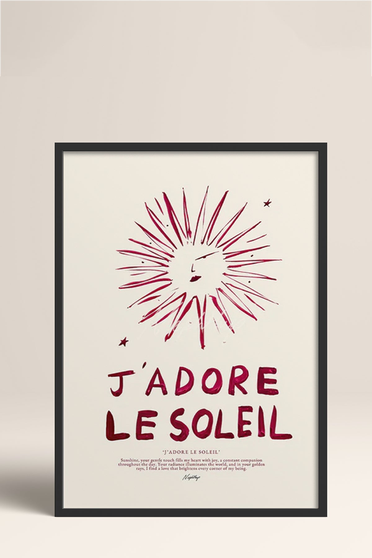 HOMEPACK Ahşap Çerçeveli Tablo Çerçeveli Poster Sanatsal Modern Duvar Dekoru BEK-8022