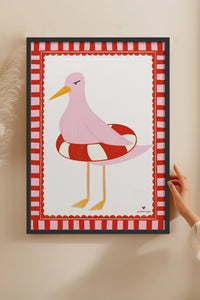 HOMEPACK Ahşap Çerçeveli Tablo Çerçeveli Poster Sanatsal Modern Duvar Dekoru BEK-8023