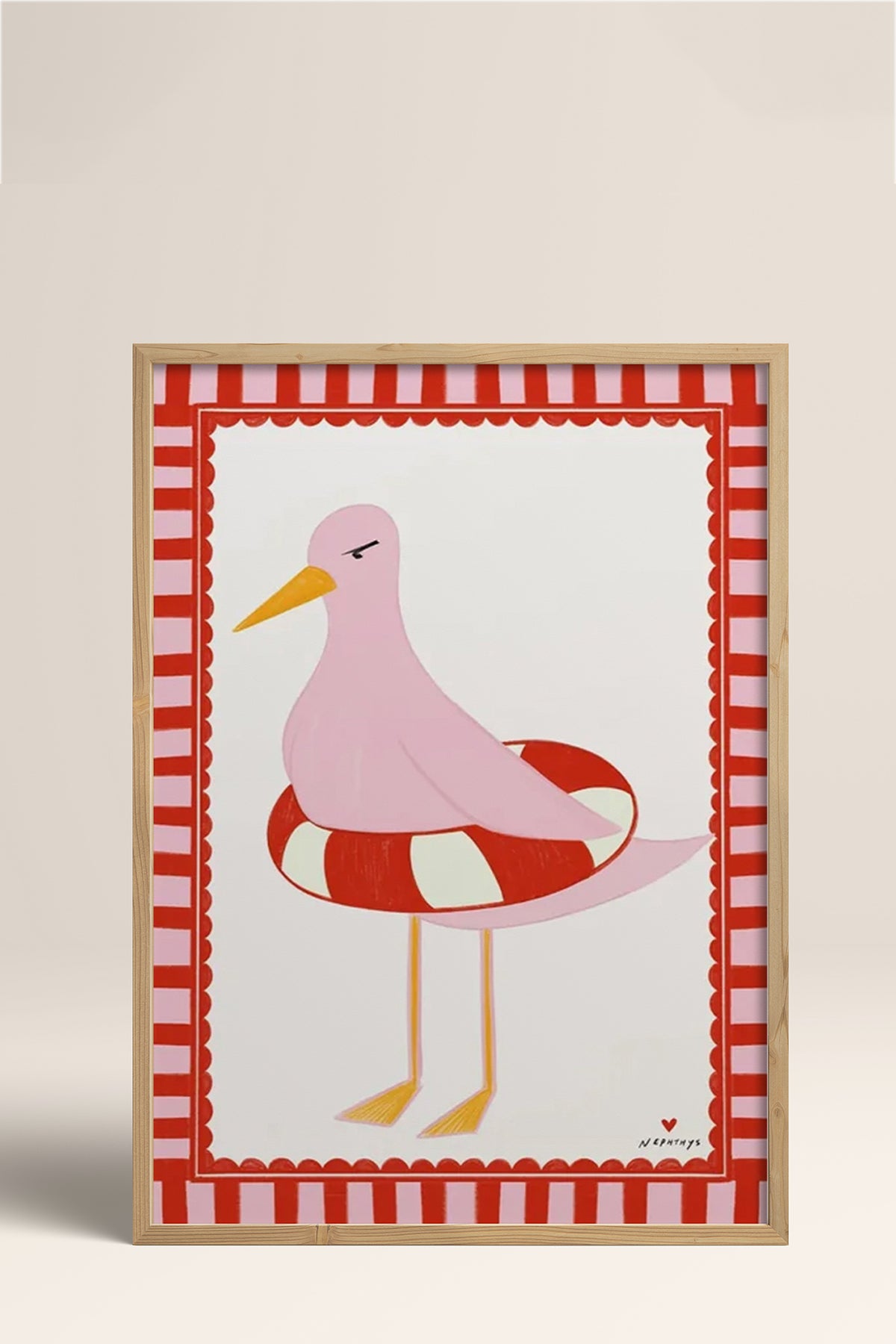 HOMEPACK Ahşap Çerçeveli Tablo Çerçeveli Poster Sanatsal Modern Duvar Dekoru BEK-8023
