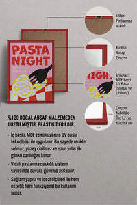 HOMEPACK Ahşap Çerçeveli Tablo Çerçeveli Poster Sanatsal Modern Duvar Dekoru BEK-8025