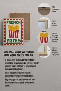 HOMEPACK Ahşap Çerçeveli Tablo Çerçeveli Poster Sanatsal Modern Duvar Dekoru BEK-8026