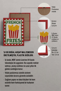 HOMEPACK Ahşap Çerçeveli Tablo Çerçeveli Poster Sanatsal Modern Duvar Dekoru BEK-8026