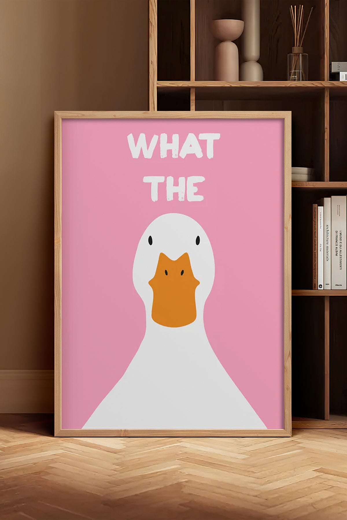 HOMEPACK Ahşap Çerçeveli Tablo Çerçeveli Poster Sanatsal Modern Duvar Dekoru BEK-8027