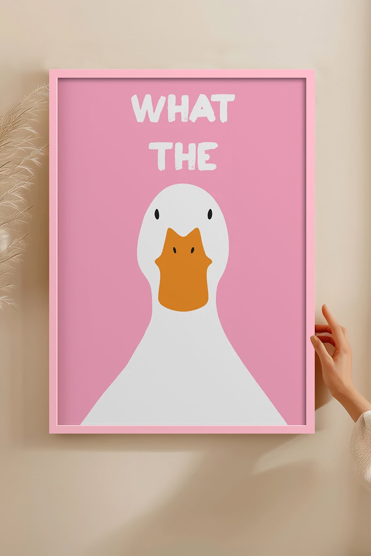 HOMEPACK Ahşap Çerçeveli Tablo Çerçeveli Poster Sanatsal Modern Duvar Dekoru BEK-8027