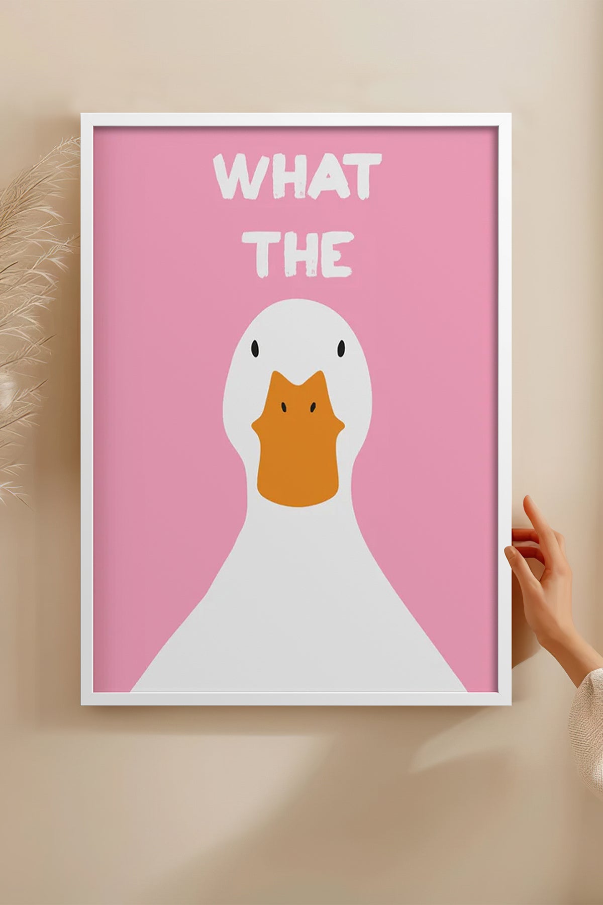 HOMEPACK Ahşap Çerçeveli Tablo Çerçeveli Poster Sanatsal Modern Duvar Dekoru BEK-8027