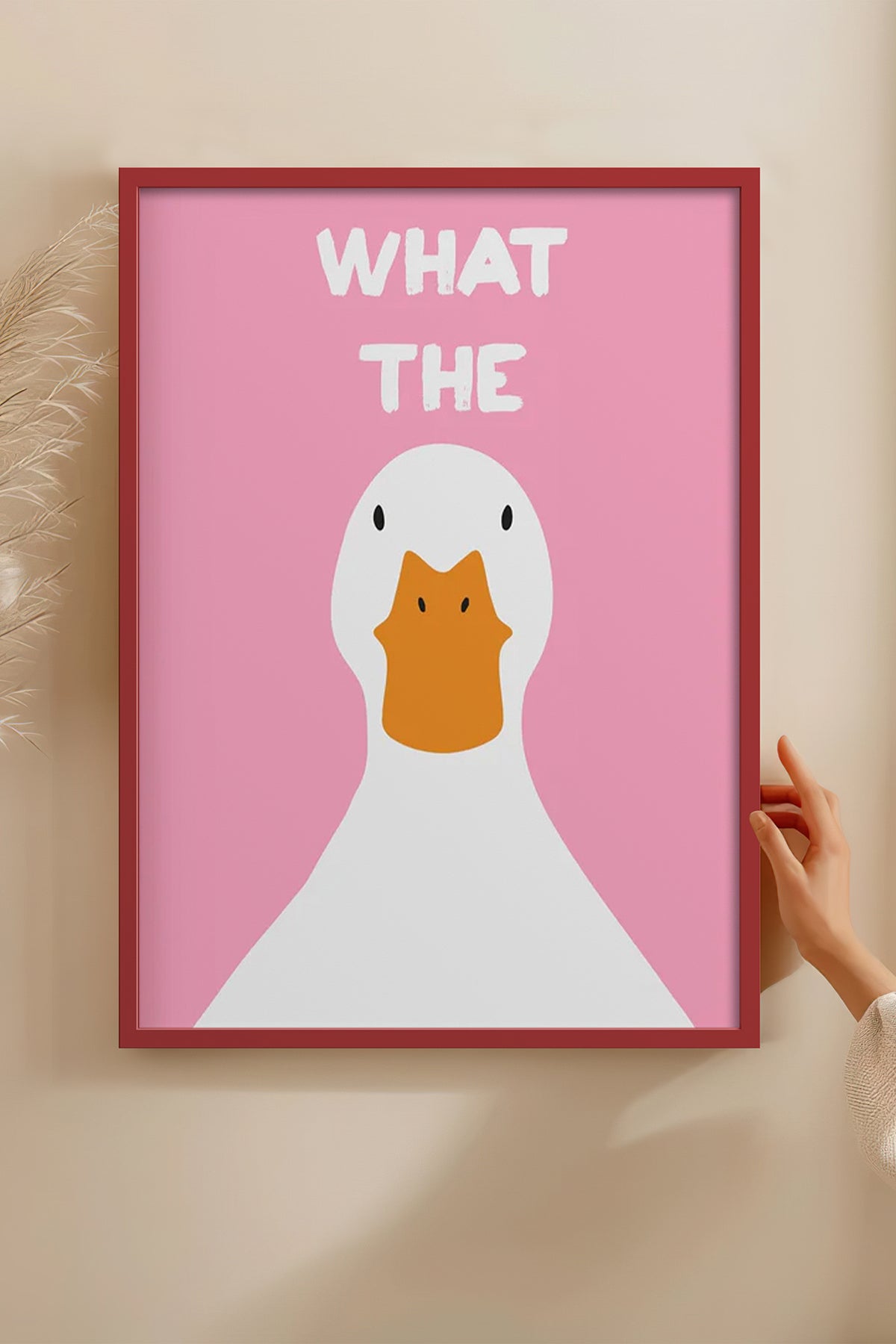 HOMEPACK Ahşap Çerçeveli Tablo Çerçeveli Poster Sanatsal Modern Duvar Dekoru BEK-8027