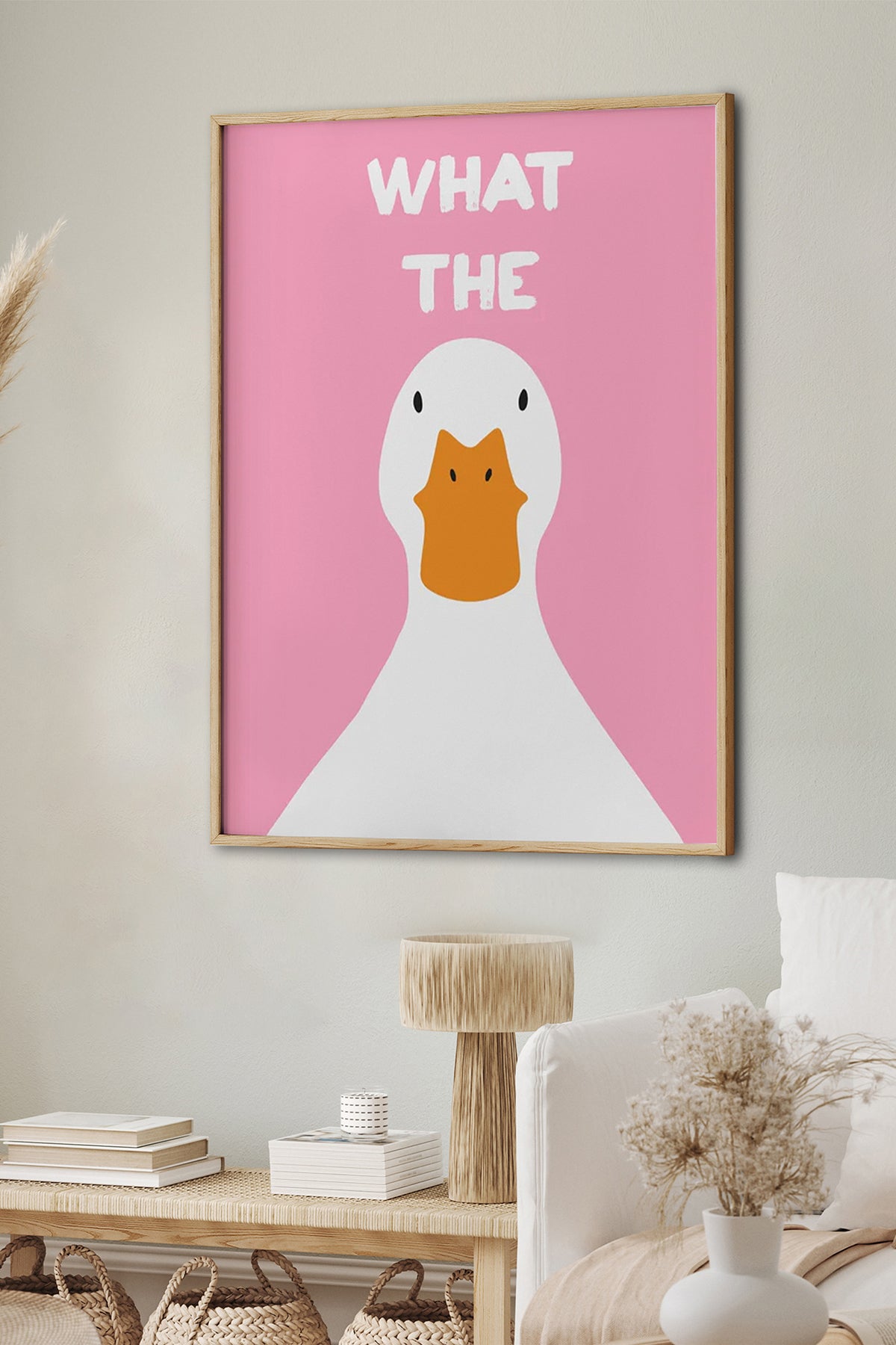 HOMEPACK Ahşap Çerçeveli Tablo Çerçeveli Poster Sanatsal Modern Duvar Dekoru BEK-8027