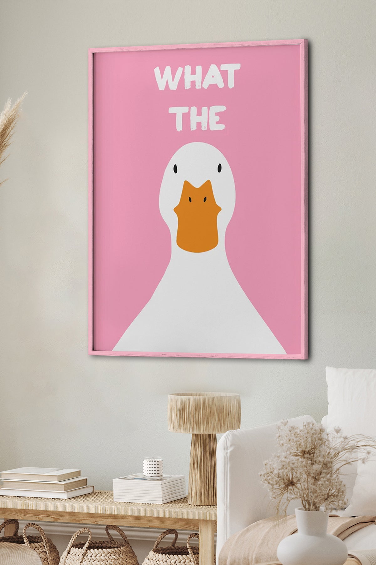HOMEPACK Ahşap Çerçeveli Tablo Çerçeveli Poster Sanatsal Modern Duvar Dekoru BEK-8027