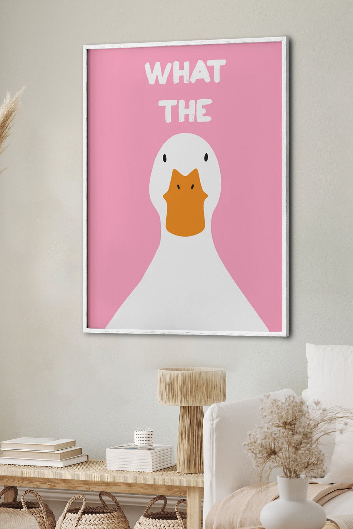 HOMEPACK Ahşap Çerçeveli Tablo Çerçeveli Poster Sanatsal Modern Duvar Dekoru BEK-8027