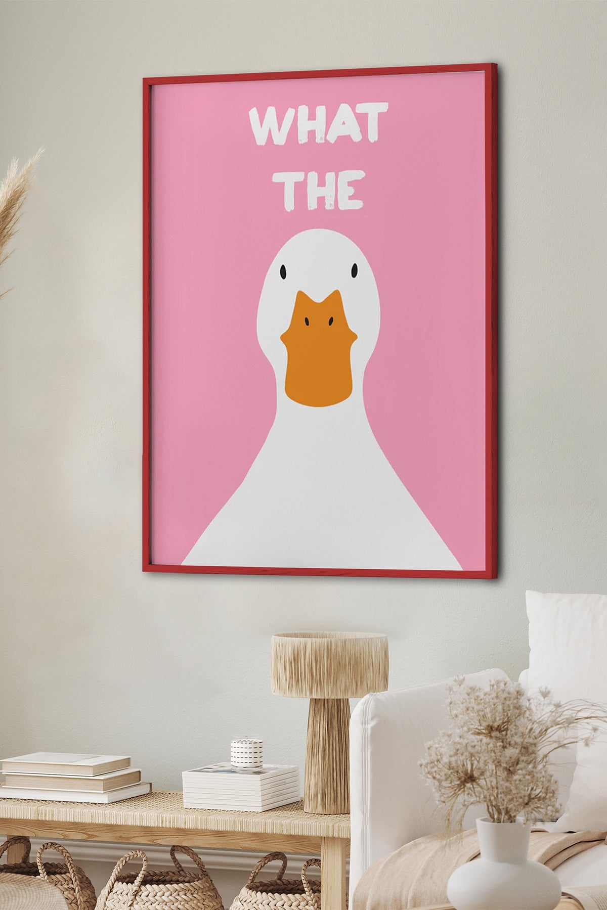 HOMEPACK Ahşap Çerçeveli Tablo Çerçeveli Poster Sanatsal Modern Duvar Dekoru BEK-8027