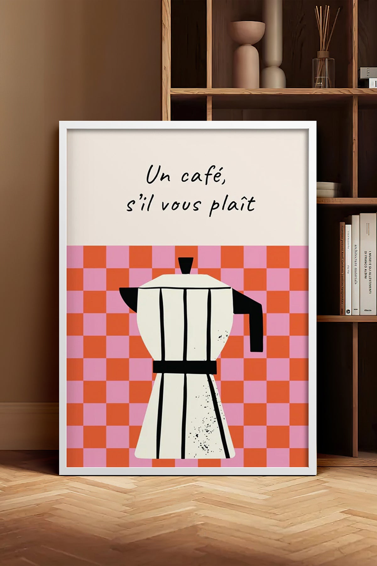 HOMEPACK Ahşap Çerçeveli Tablo Çerçeveli Poster Sanatsal Modern Duvar Dekoru BEK-8028