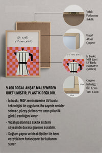 HOMEPACK Ahşap Çerçeveli Tablo Çerçeveli Poster Sanatsal Modern Duvar Dekoru BEK-8028