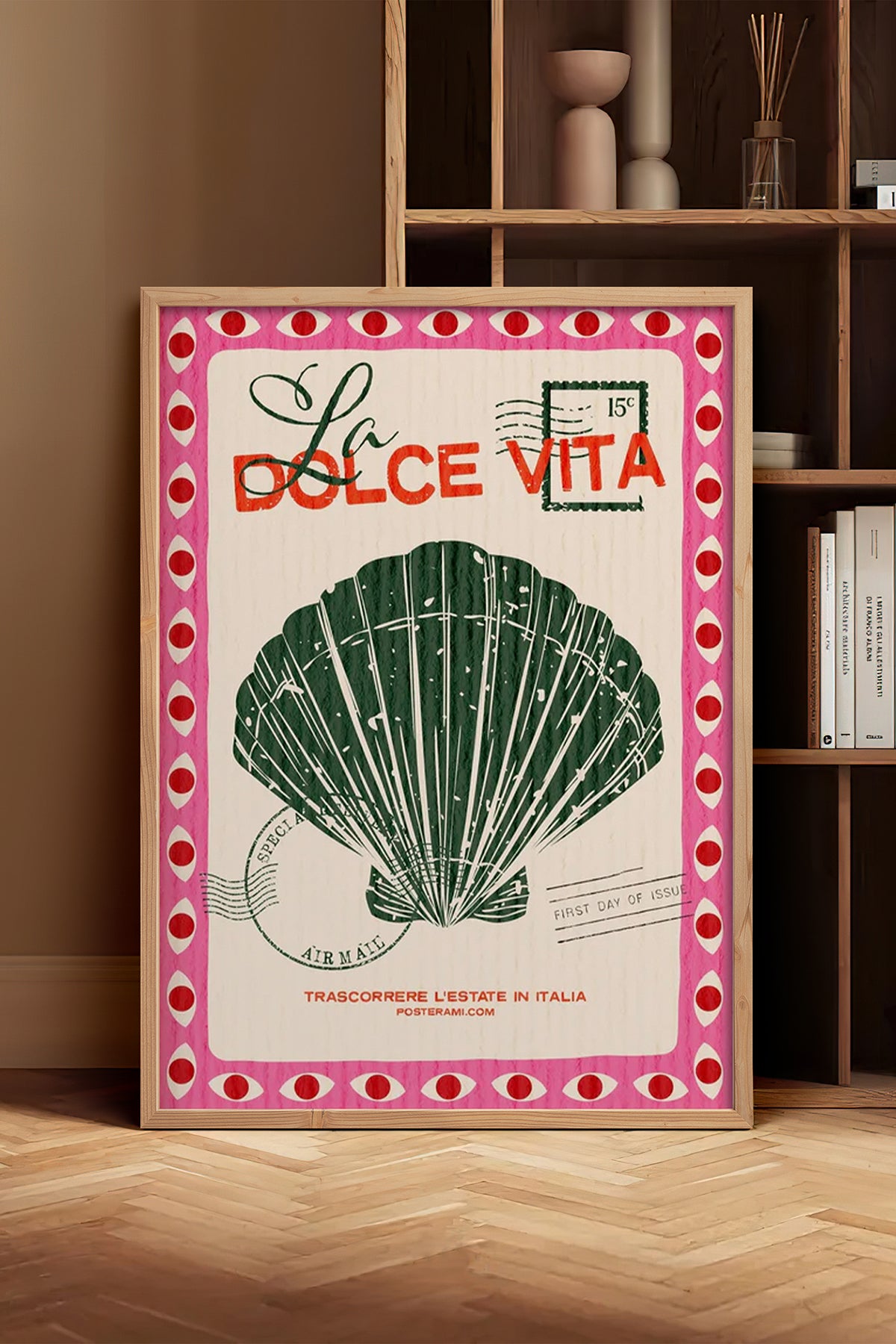 HOMEPACK Ahşap Çerçeveli Tablo Çerçeveli Poster Sanatsal Modern Duvar Dekoru BEK-8029
