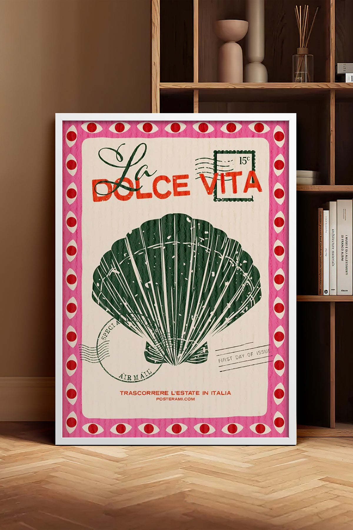 HOMEPACK Ahşap Çerçeveli Tablo Çerçeveli Poster Sanatsal Modern Duvar Dekoru BEK-8029