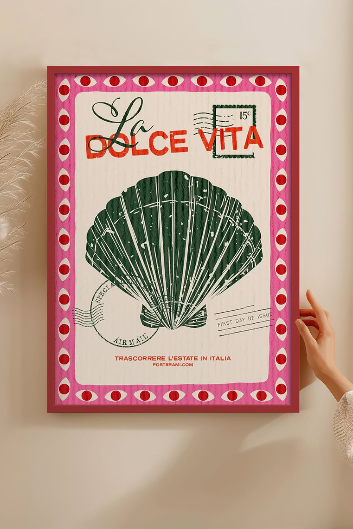 HOMEPACK Ahşap Çerçeveli Tablo Çerçeveli Poster Sanatsal Modern Duvar Dekoru BEK-8029