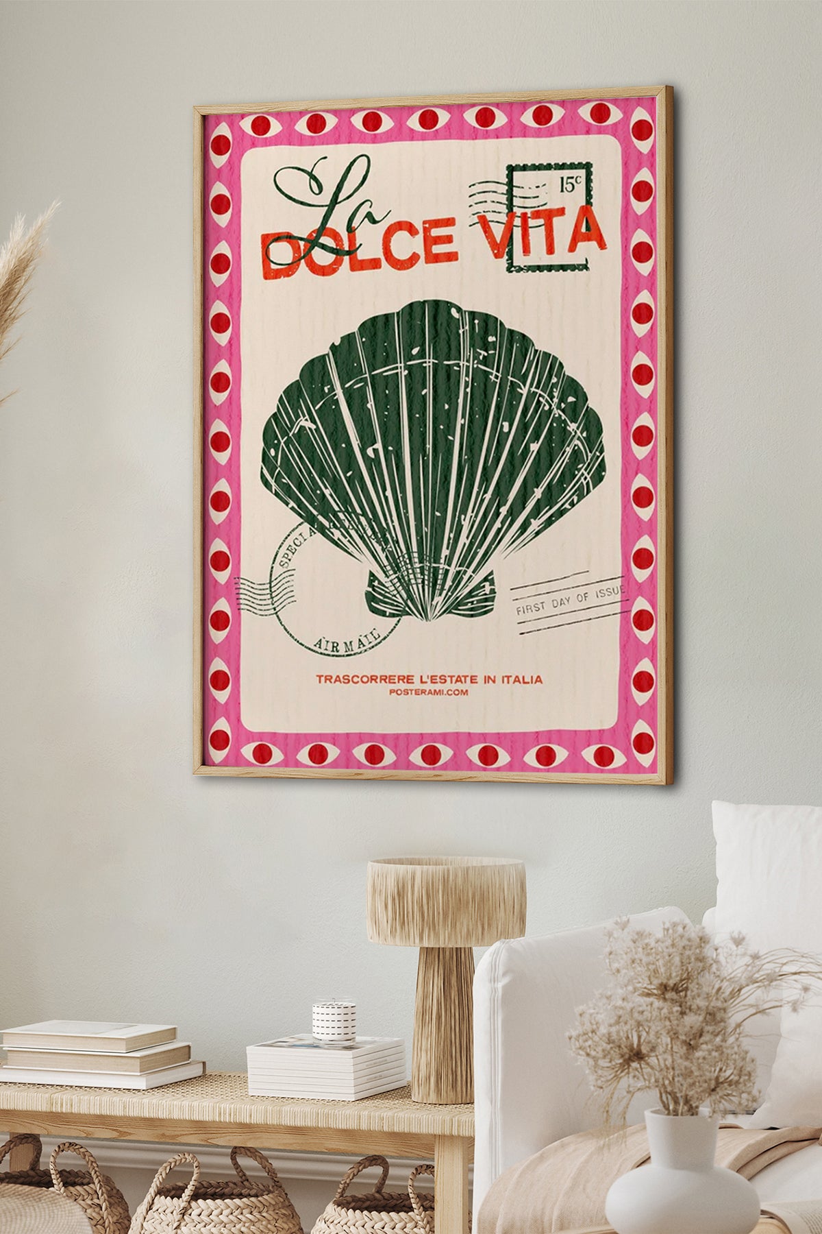 HOMEPACK Ahşap Çerçeveli Tablo Çerçeveli Poster Sanatsal Modern Duvar Dekoru BEK-8029