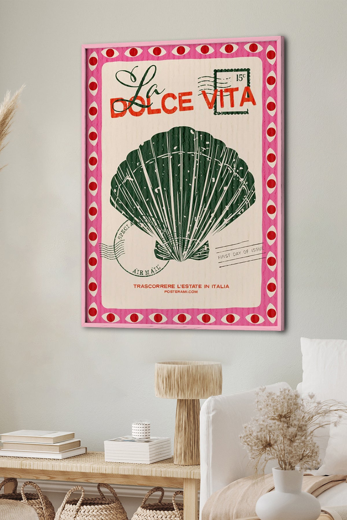 HOMEPACK Ahşap Çerçeveli Tablo Çerçeveli Poster Sanatsal Modern Duvar Dekoru BEK-8029