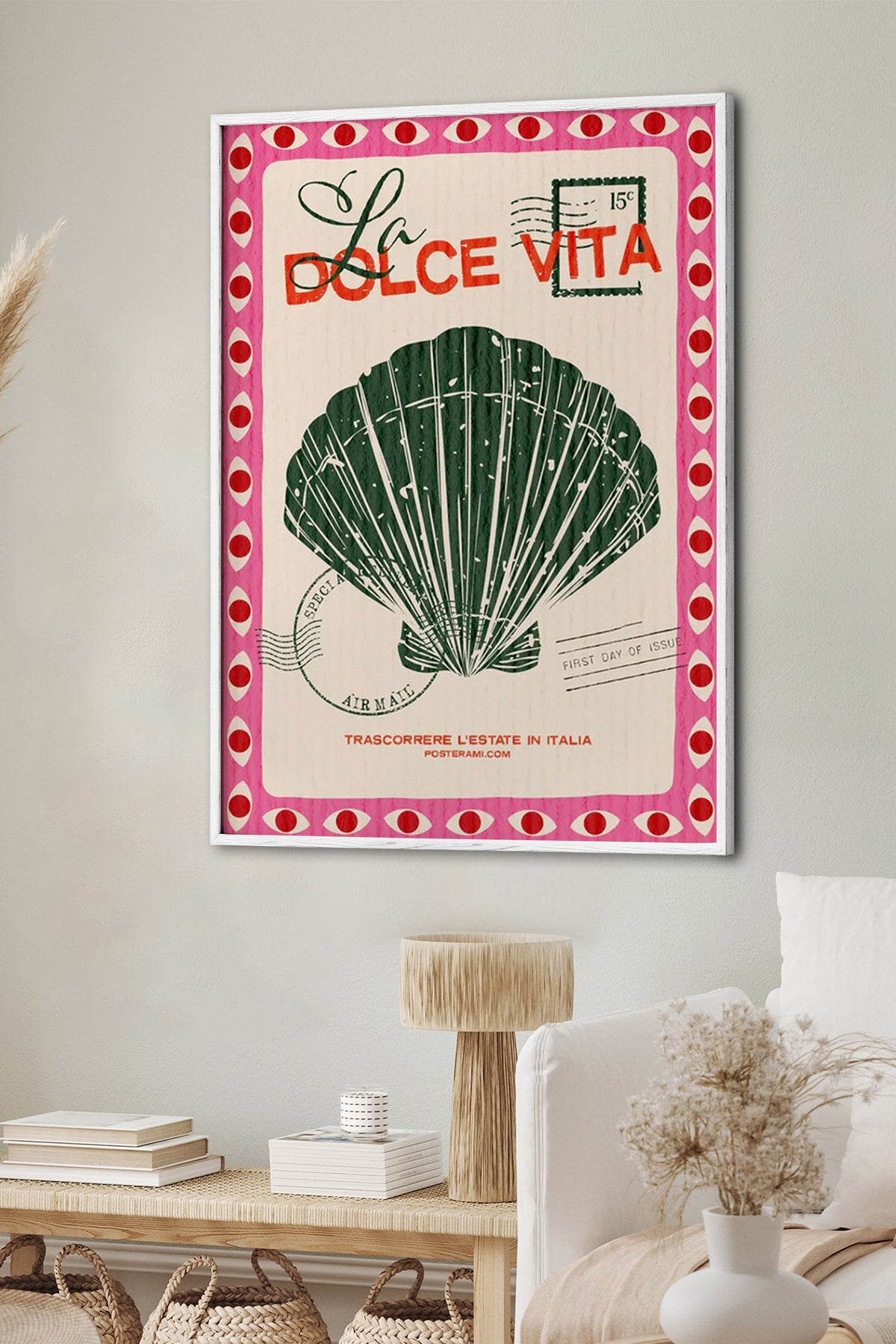 HOMEPACK Ahşap Çerçeveli Tablo Çerçeveli Poster Sanatsal Modern Duvar Dekoru BEK-8029