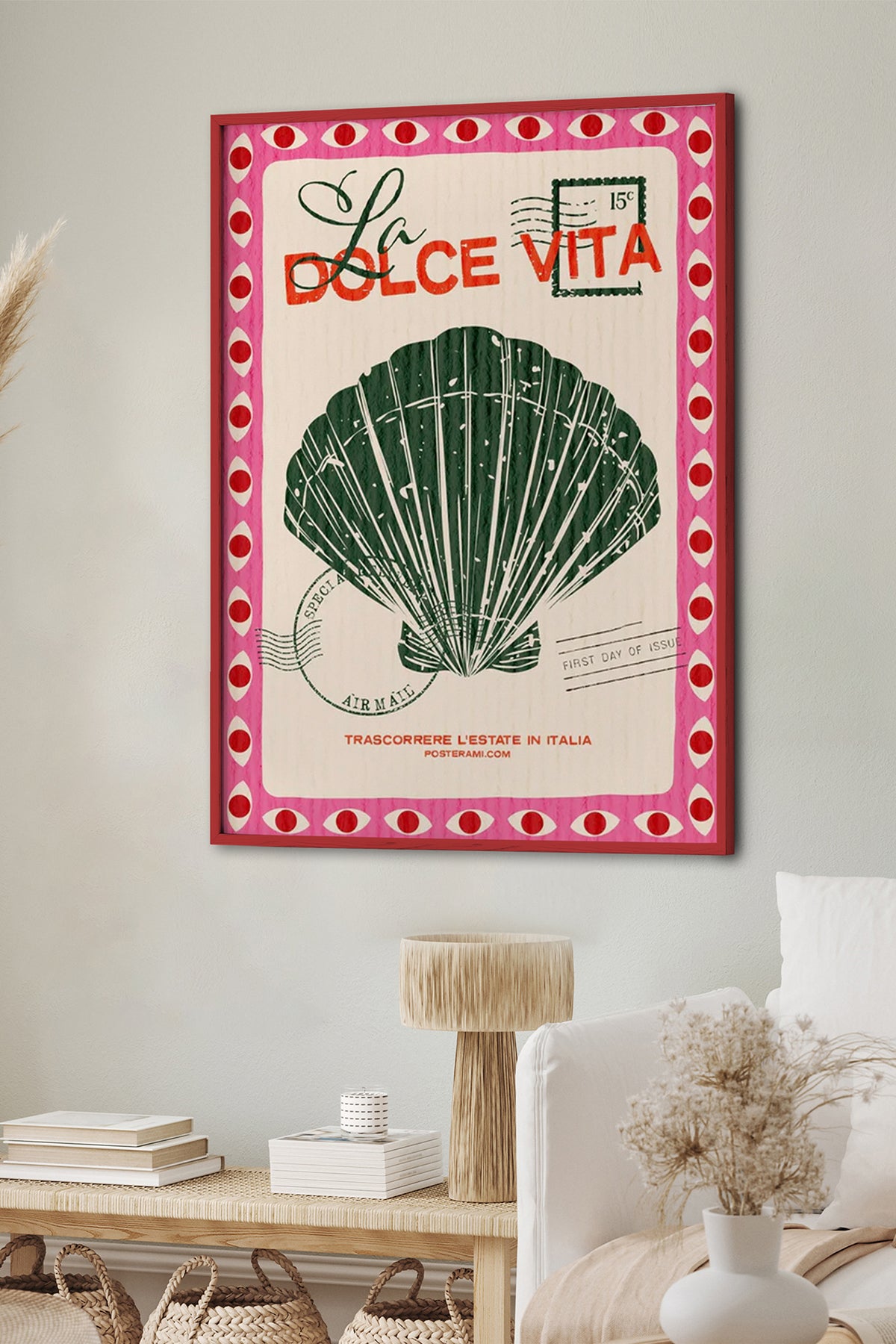 HOMEPACK Ahşap Çerçeveli Tablo Çerçeveli Poster Sanatsal Modern Duvar Dekoru BEK-8029