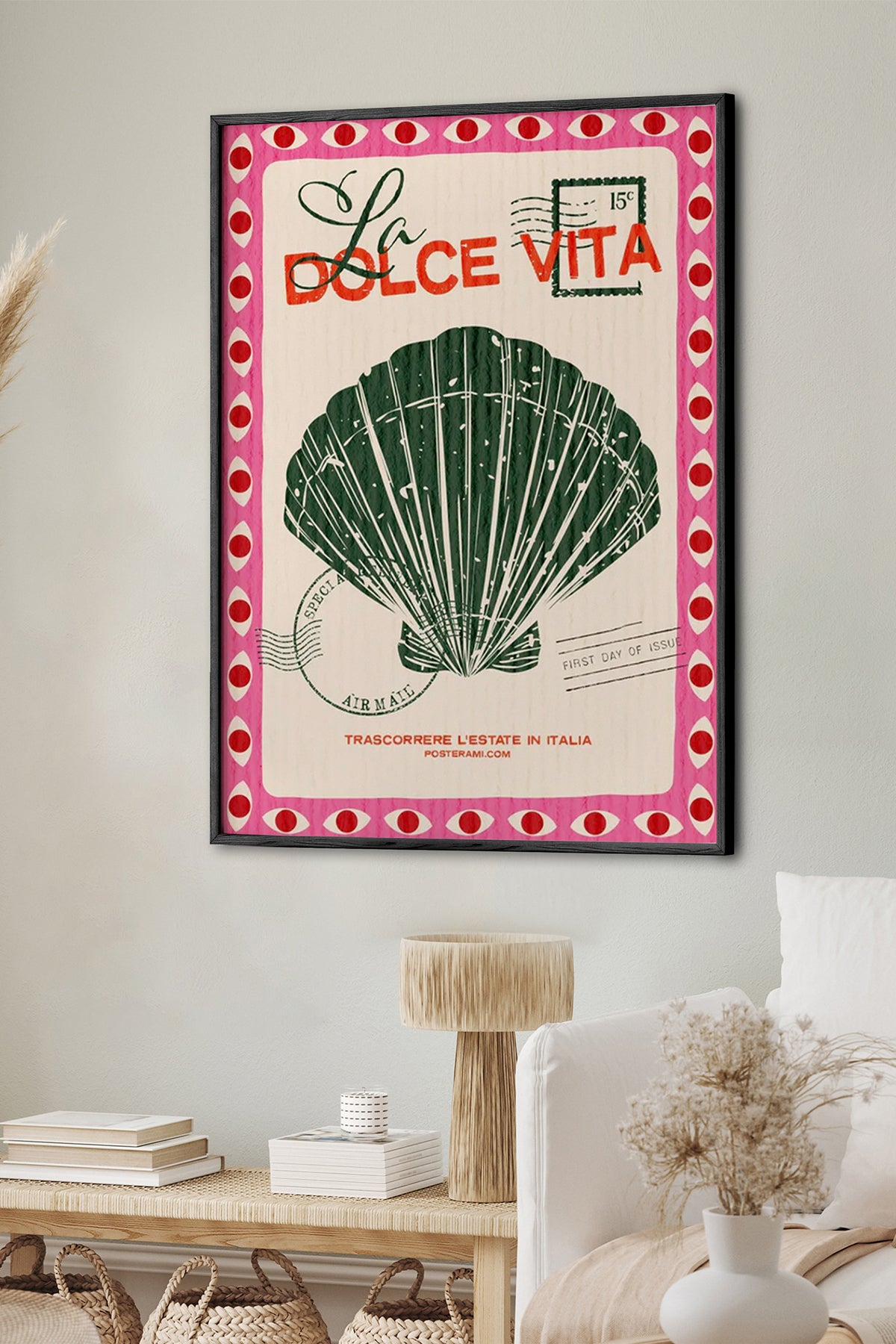 HOMEPACK Ahşap Çerçeveli Tablo Çerçeveli Poster Sanatsal Modern Duvar Dekoru BEK-8029