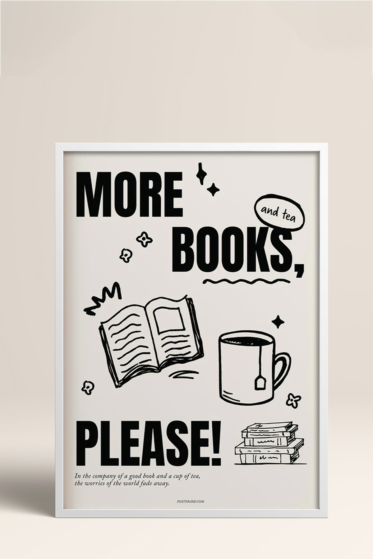 HOMEPACK Ahşap Çerçeveli Tablo Çerçeveli Poster Sanatsal Modern Duvar Dekoru BEK-8031
