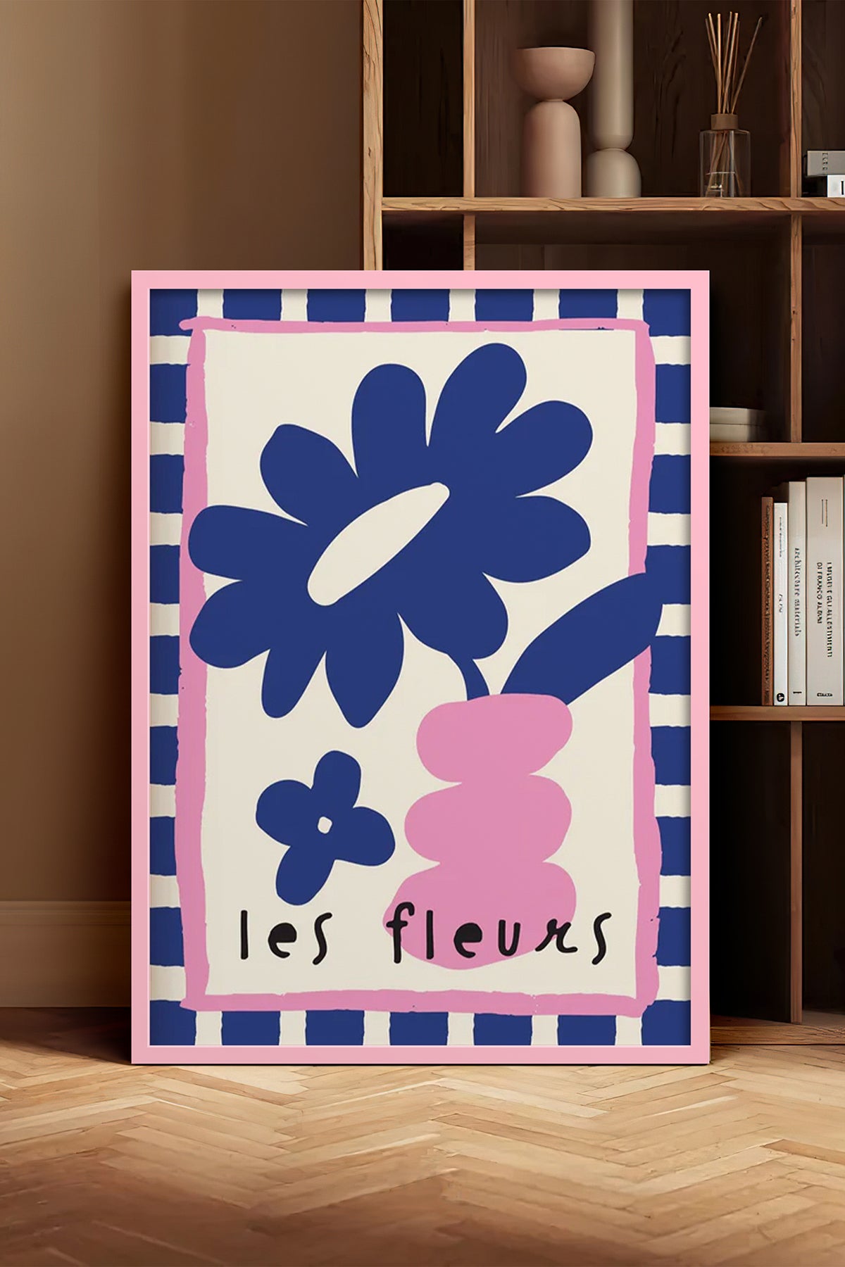 HOMEPACK Ahşap Çerçeveli Tablo Çerçeveli Poster Sanatsal Modern Duvar Dekoru BEK-8033