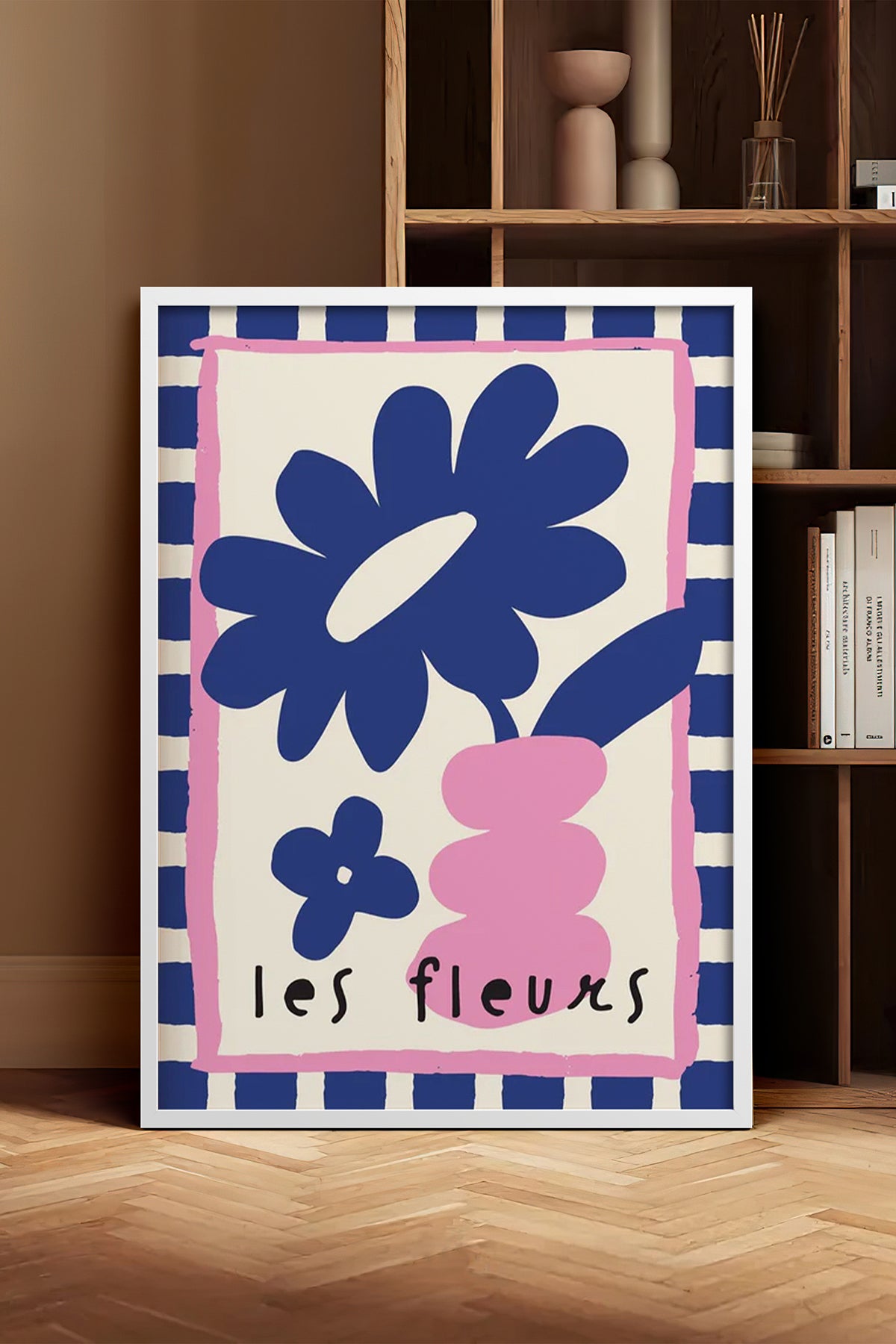 HOMEPACK Ahşap Çerçeveli Tablo Çerçeveli Poster Sanatsal Modern Duvar Dekoru BEK-8033