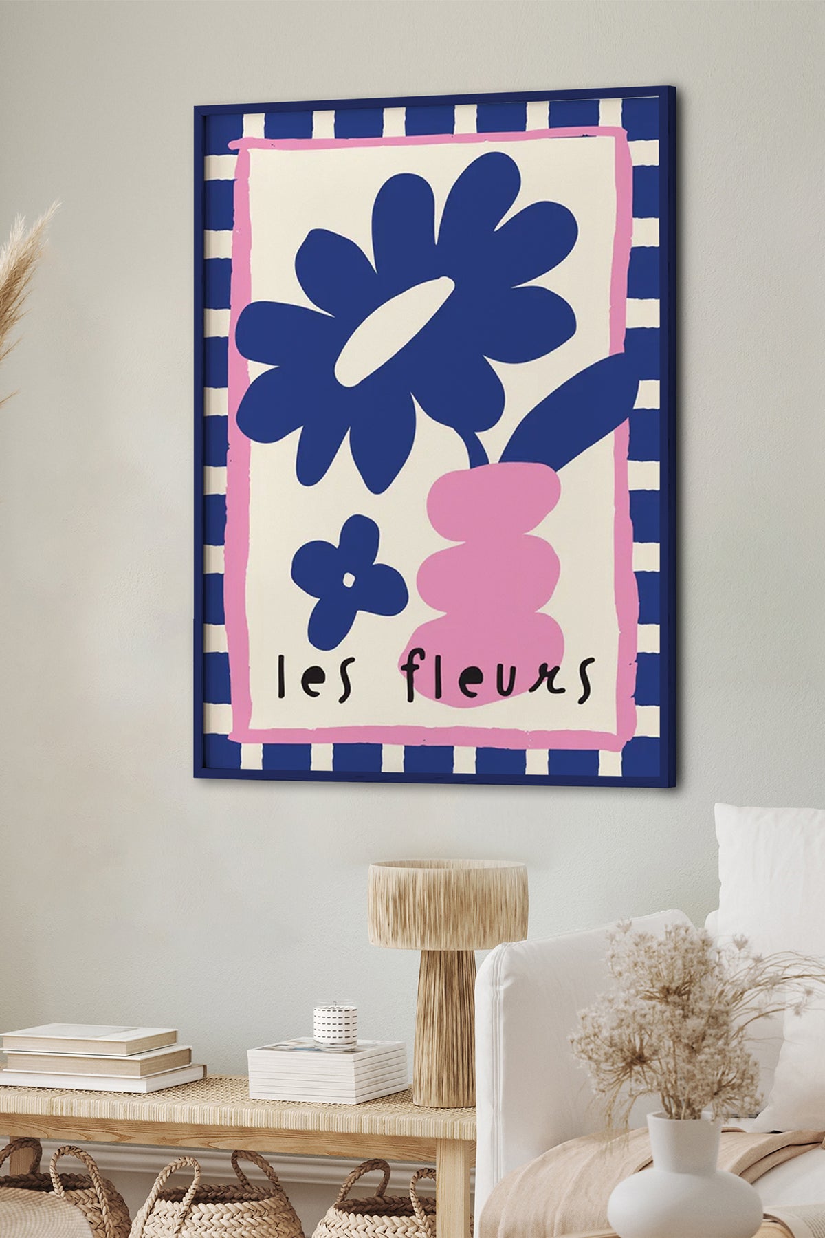 HOMEPACK Ahşap Çerçeveli Tablo Çerçeveli Poster Sanatsal Modern Duvar Dekoru BEK-8033