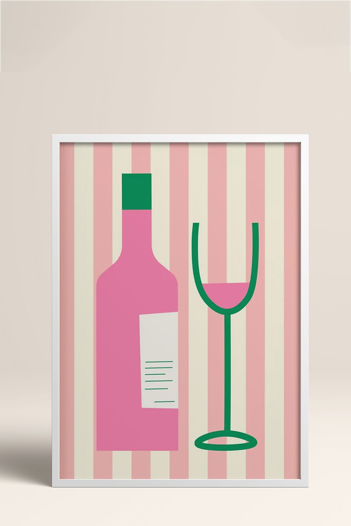 HOMEPACK Ahşap Çerçeveli Tablo Çerçeveli Poster Sanatsal Modern Duvar Dekoru BEK-8034