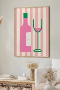 HOMEPACK Ahşap Çerçeveli Tablo Çerçeveli Poster Sanatsal Modern Duvar Dekoru BEK-8034