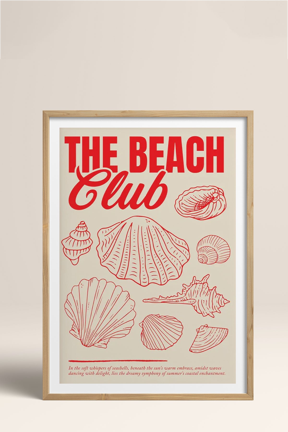 HOMEPACK Ahşap Çerçeveli Tablo Çerçeveli Poster Sanatsal Modern Duvar Dekoru BEK-8035