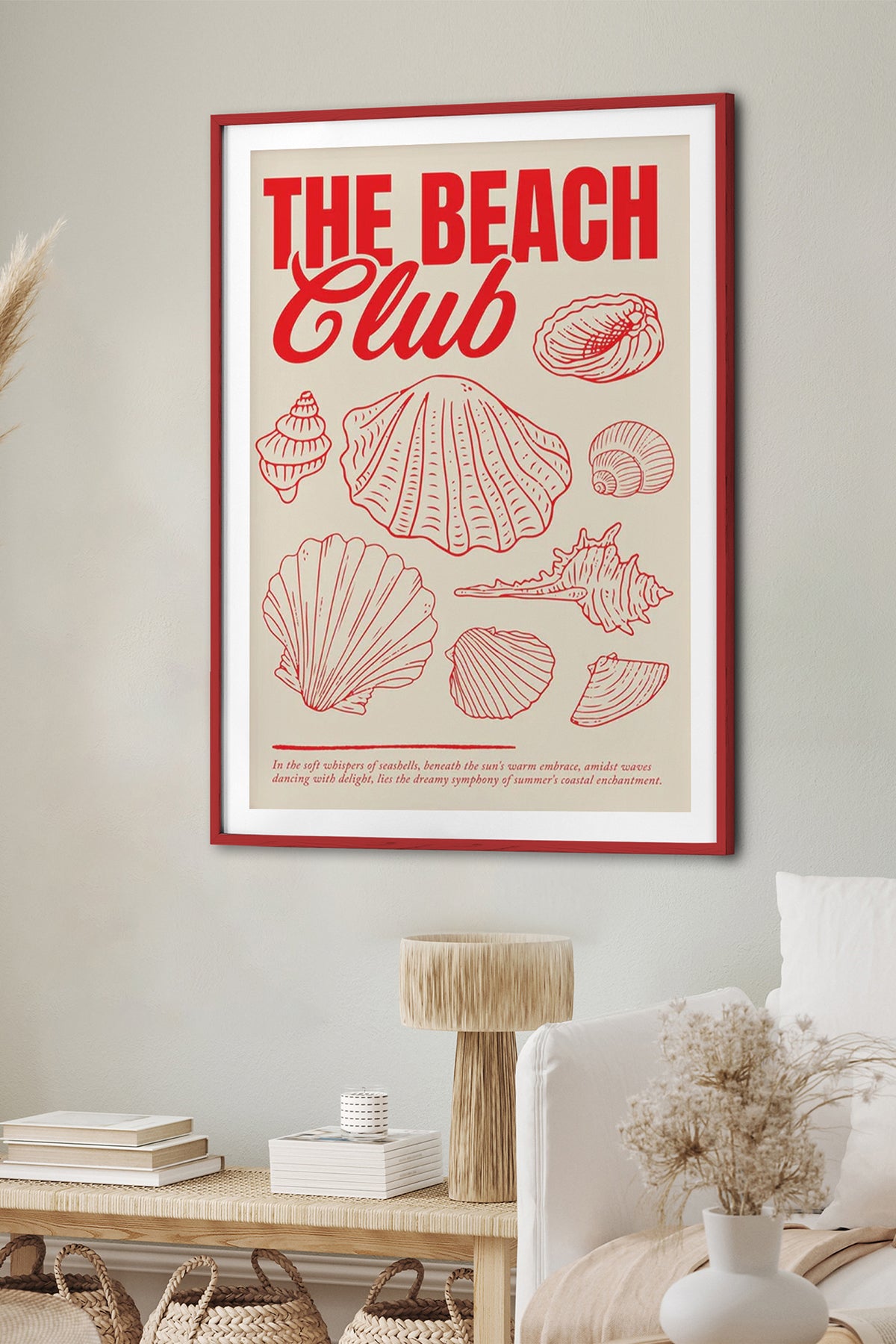 HOMEPACK Ahşap Çerçeveli Tablo Çerçeveli Poster Sanatsal Modern Duvar Dekoru BEK-8035