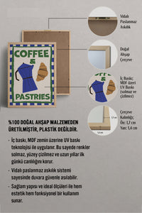 HOMEPACK Ahşap Çerçeveli Tablo Çerçeveli Poster Sanatsal Modern Duvar Dekoru BEK-8037