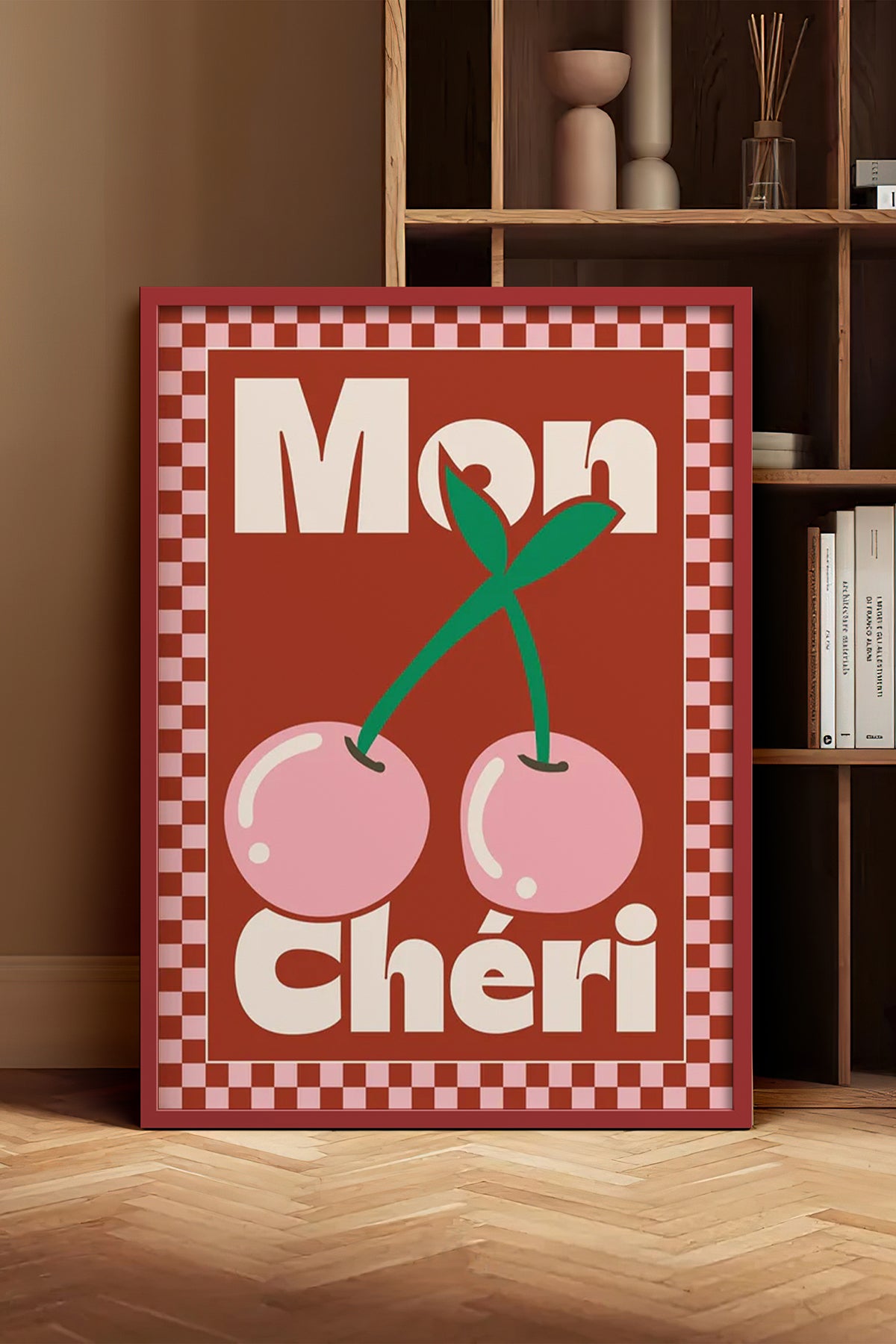 HOMEPACK Ahşap Çerçeveli Tablo Çerçeveli Poster Sanatsal Modern Duvar Dekoru BEK-8038