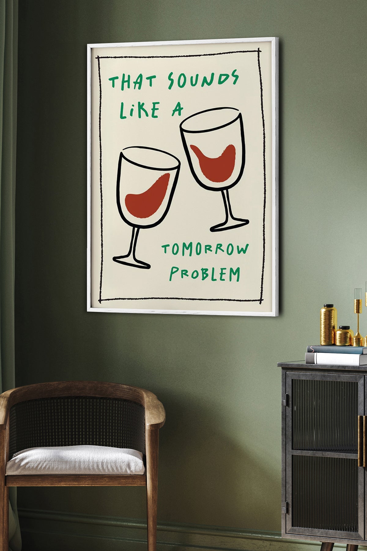 HOMEPACK Ahşap Çerçeveli Tablo Çerçeveli Poster Sanatsal Modern Duvar Dekoru BEK-8040