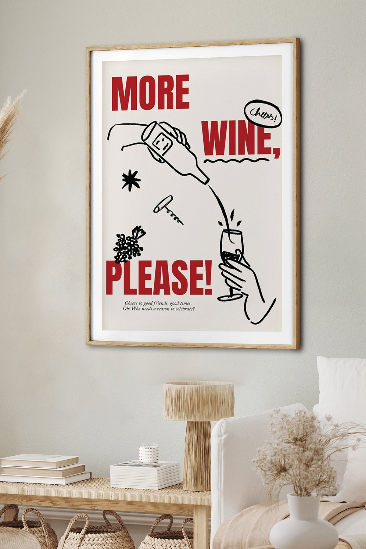 HOMEPACK Ahşap Çerçeveli Tablo Çerçeveli Poster Sanatsal Modern Duvar Dekoru BEK-8041