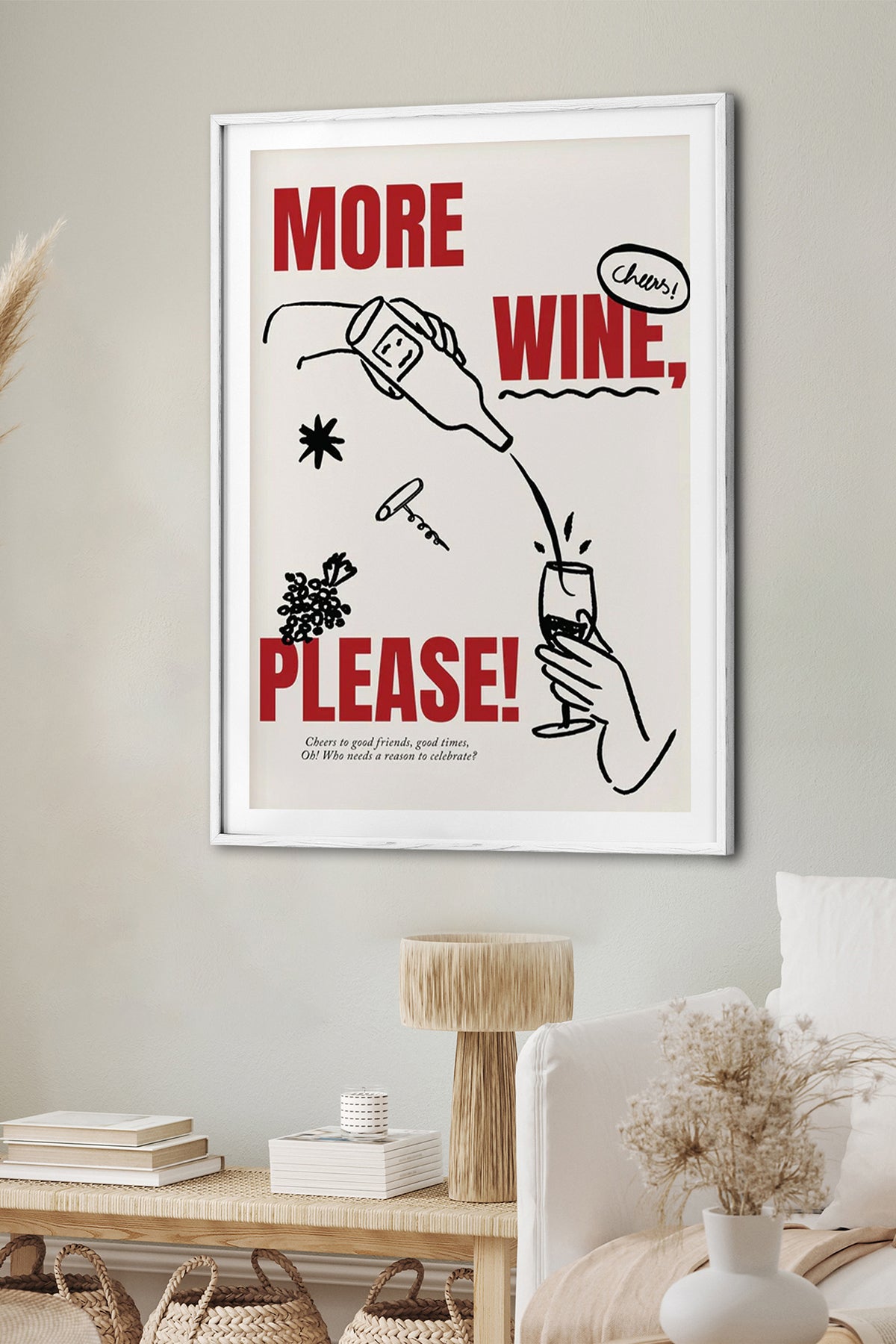 HOMEPACK Ahşap Çerçeveli Tablo Çerçeveli Poster Sanatsal Modern Duvar Dekoru BEK-8041