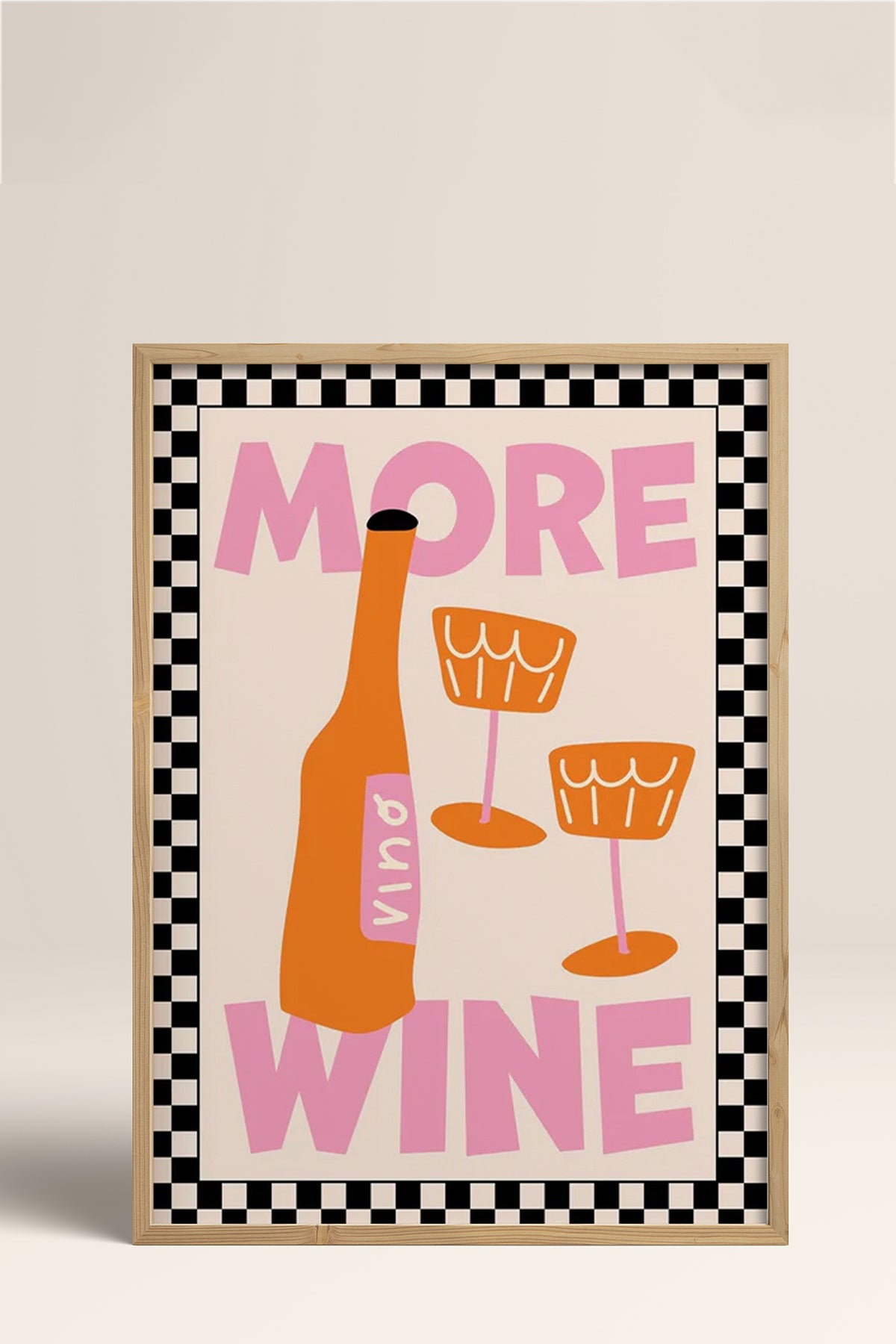 HOMEPACK Ahşap Çerçeveli Tablo Çerçeveli Poster Sanatsal Modern Duvar Dekoru BEK-8042